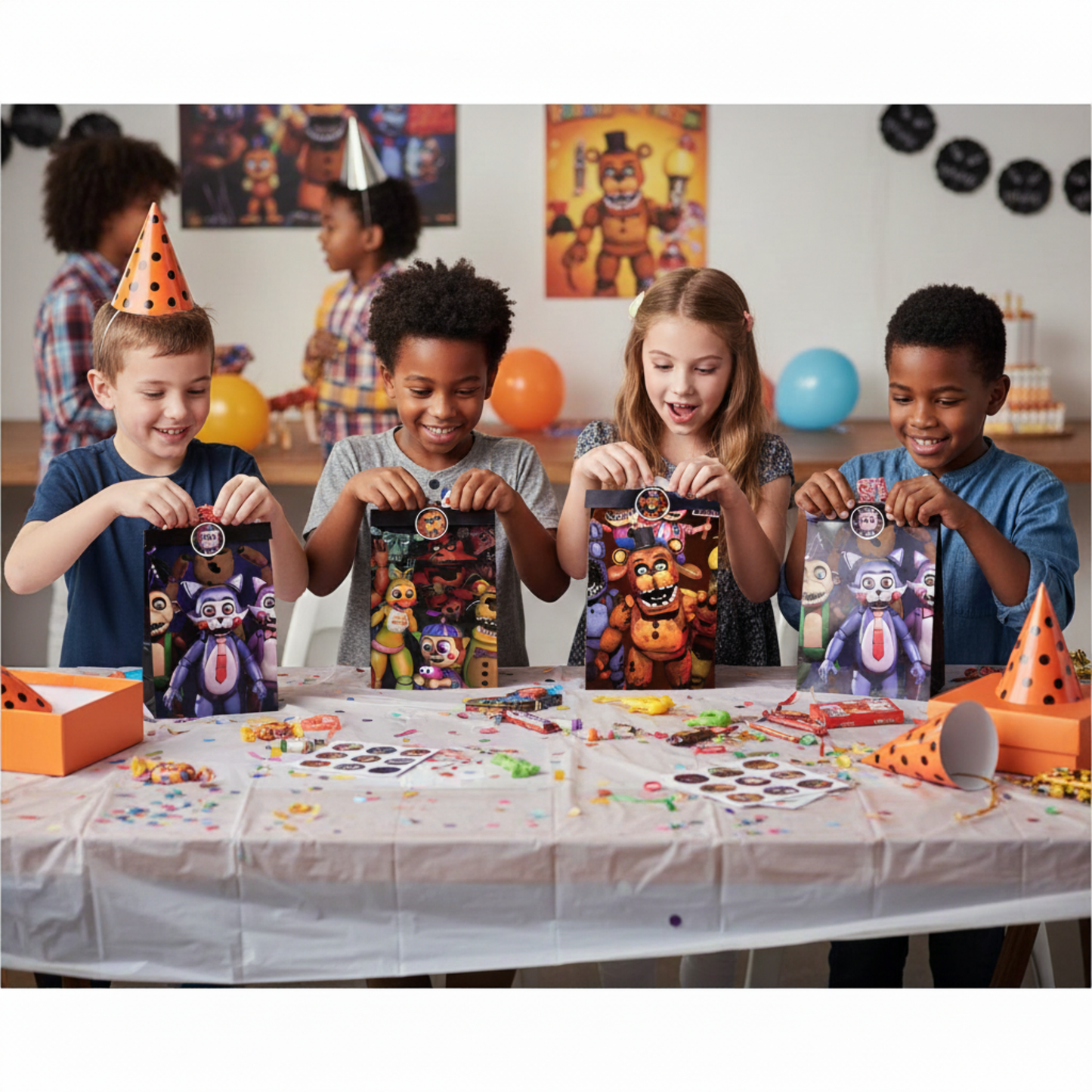 Five Nights at Freddy’s Goodie Bags and Stickers – 12 Pack Set with Fast Shipping