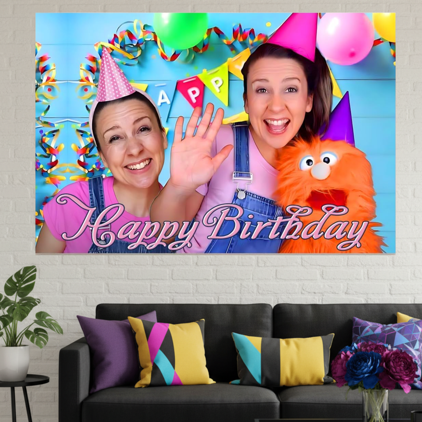 Ms Rachel Birthday Backdrop 3x5 ft – Happy Birthday Vinyl Banner | Toddler Party Photo Background