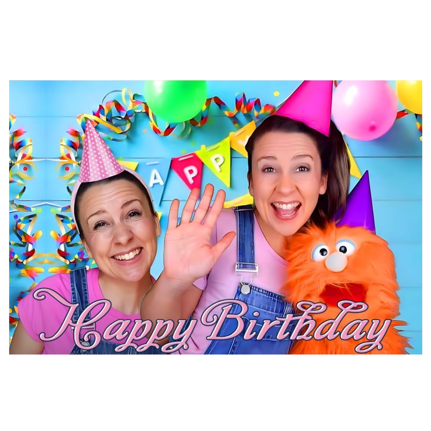 Ms Rachel Birthday Backdrop 3x5 ft – Happy Birthday Vinyl Banner | Toddler Party Photo Background